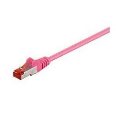 MicroConnect FUTP CAT6 15m Pink PVC – High-Speed Ethernet Cable B-FTP6015PI